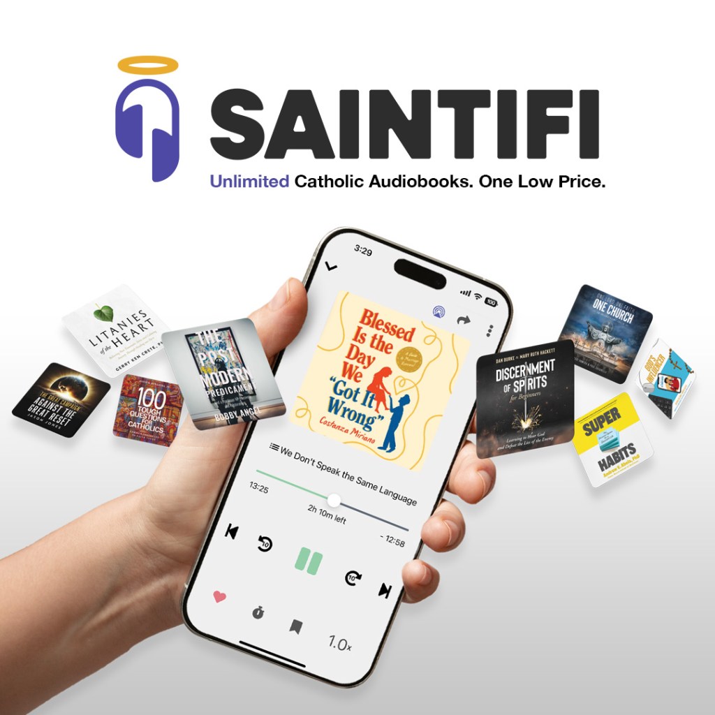 Saintifi Catholic App with Ebooks Audio Books and Sacred Music Campaign Photo 2