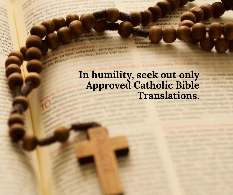 Approved Catholic Bible Translations Image